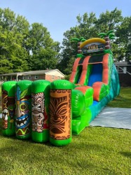 20Ft Tiki Plunge Slide Wet/Dry