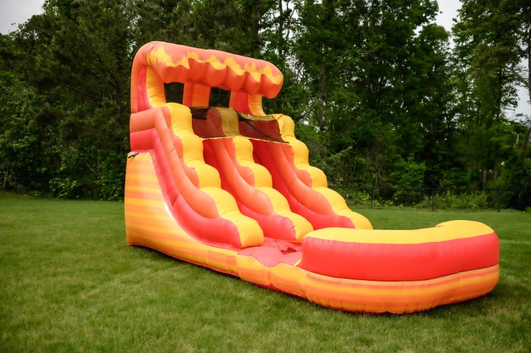 12Ft Lava Plunge Slide Wet/Dry