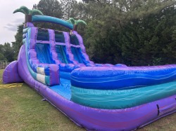 16ft Electric Lagoon Dual Lane Waterslide